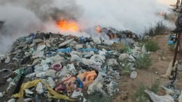 мусор горит